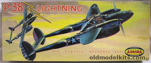 Aurora 1/48 P-38 Lightning, 99-98 plastic model kit